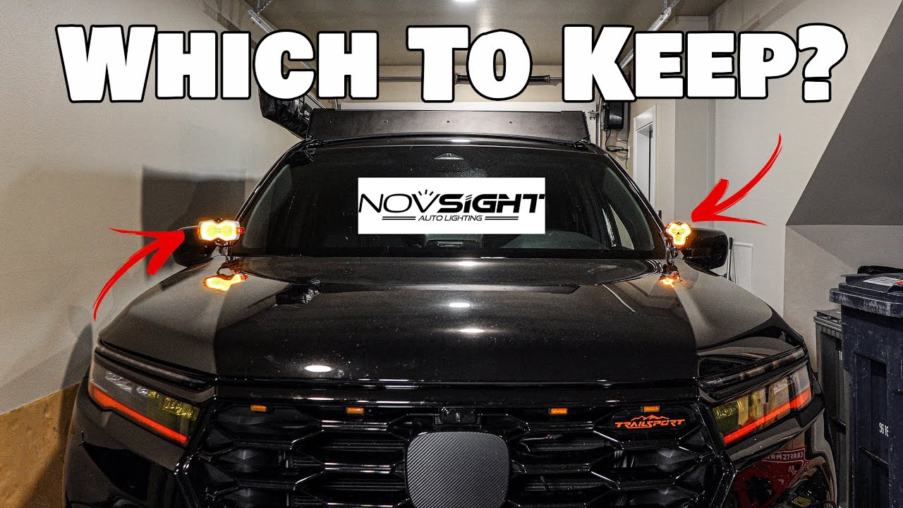 ❓️Do you Need a Ditch Light? NovSight Halo LED / No-Lo Design / Honda Pilot Trailsport
