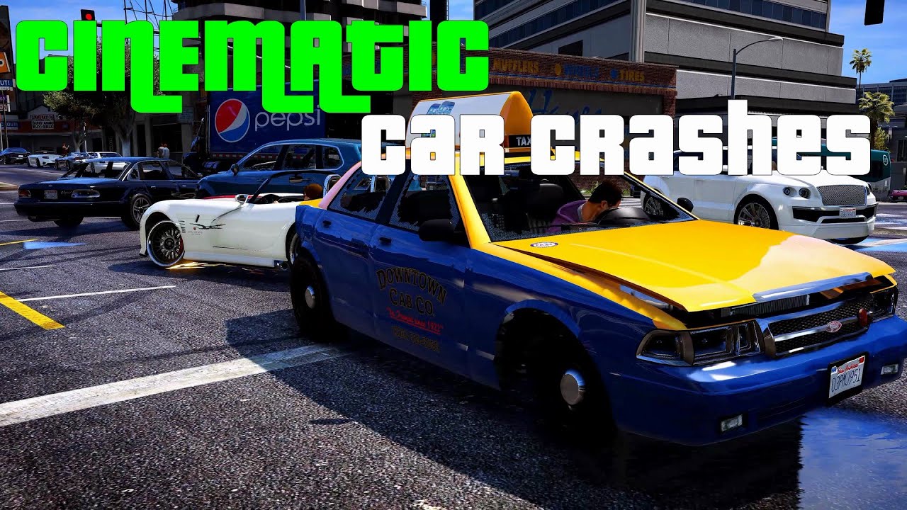 GTA 5 Cinematic Car Crashes p.6 - YouTube