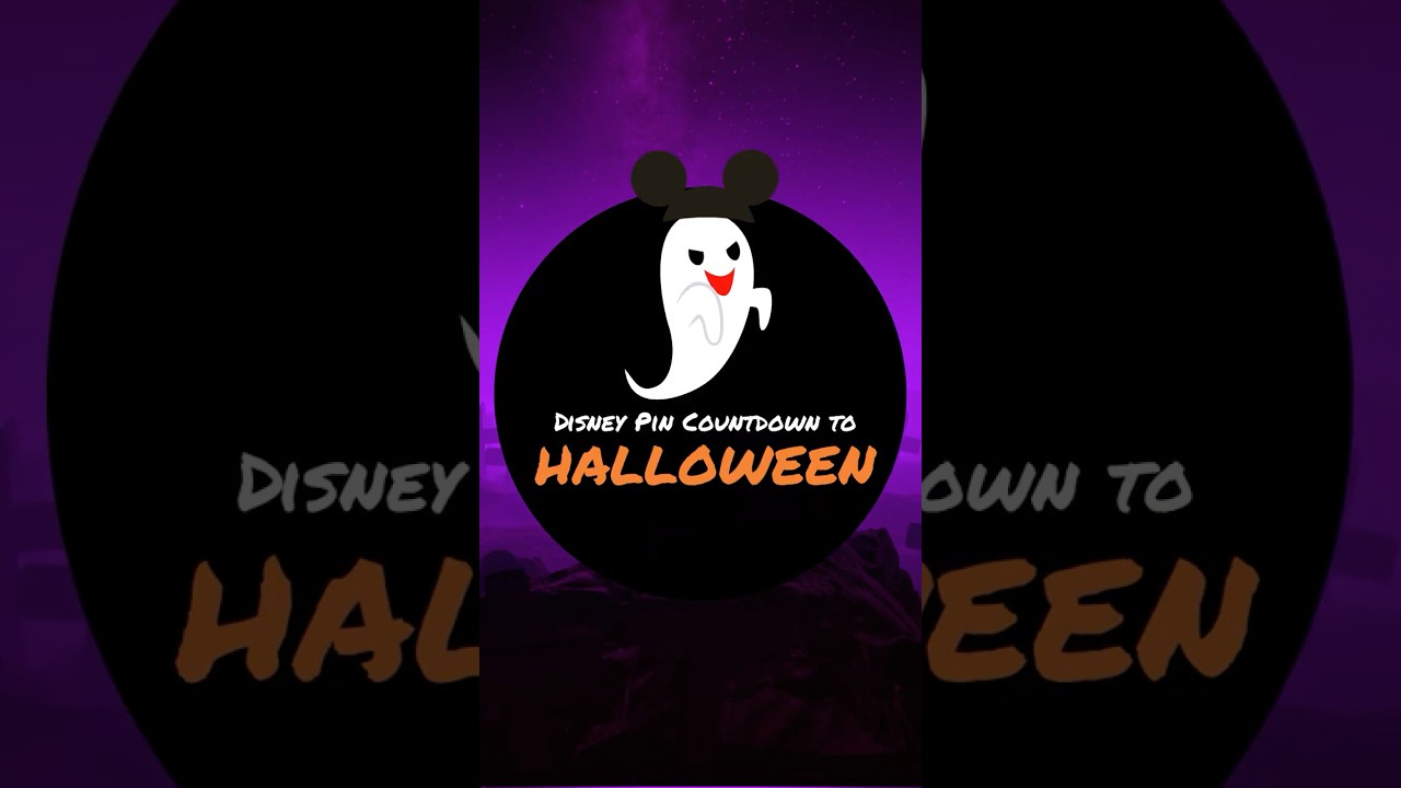 Disney Pin Halloween Countdown Calendar