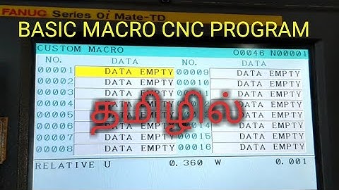 macro program basic in tamil