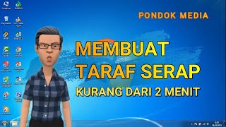 BERBAGI APLIKASI TARAF SERAP : KURANG DARI 2 MENIT MEMBUAT  TARAF SERAP 1 KELAS