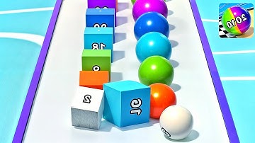 Ball Run 2048 Merge Number ! MAX LEVELS Gameplay Walkthrough New Update Part 828 android, ios