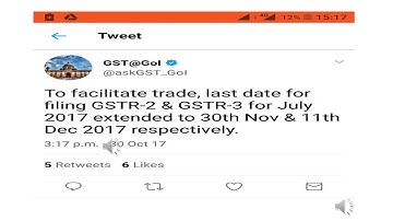 GSTR-2 & GSTR-3 Due date Extended by CA Mohit Goyal