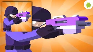 Idle Army - Gameplay android Waklthorugh - Tembak Zombie Merah Indonesia screenshot 4