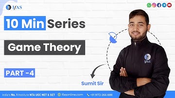 Nash Equilibrium Game Theory in Hindi for UGC NET Economics 2023 - By Sumit Sir
