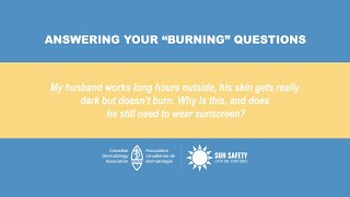 CDA's Dr. Jason Rivers answers a "burning" question.