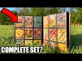 MY REBEL CLASH POKEMON BINDER ALMOST A COMPLETE SET? Opening Pokemon Cards At The Park!