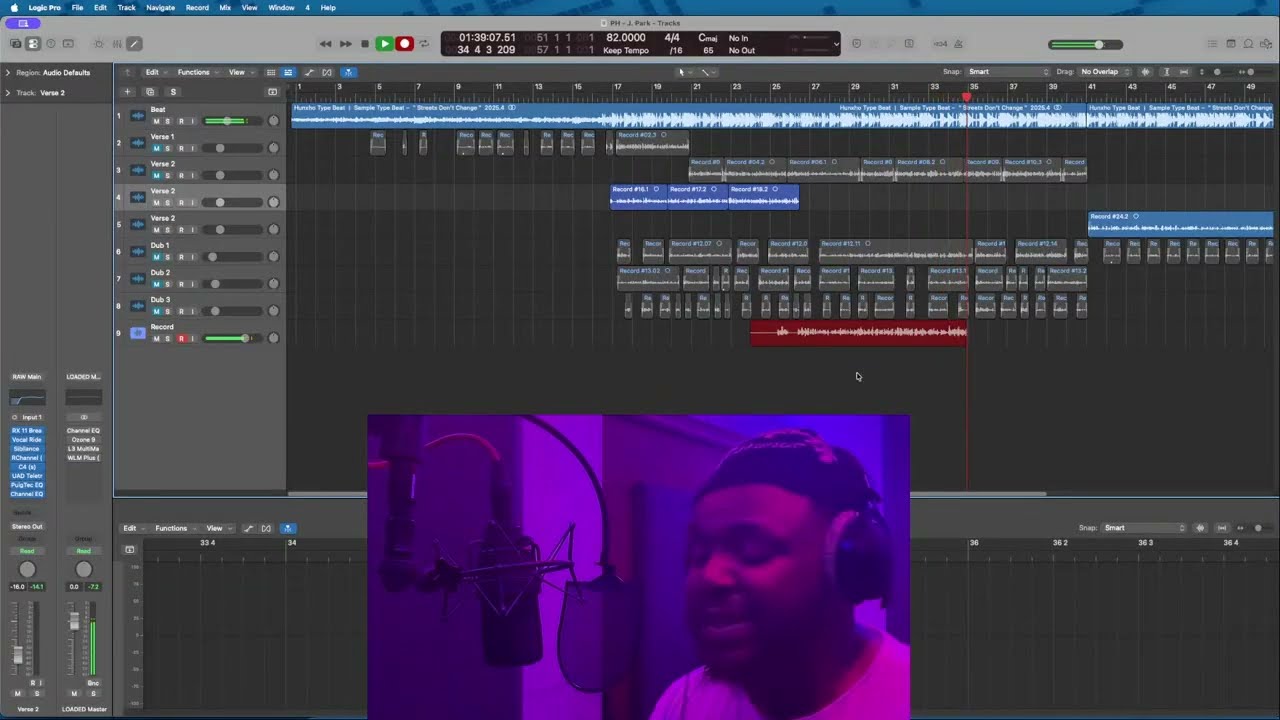 J. Park & Grababag Flex Recording Session - Engineered by LOAD