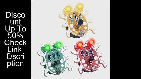 Electronic Diy Kit Weevil Eye Beginner Learn To Solder Fun Kit Handmade Gift Fit for Student Experim