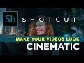 5 Tips for Getting the Cinematic or Filmic Look on Shotcut Video Editor - FREE LUTs