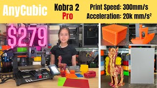 AnyCubic Kobra 2 Pro: A fast bed slinger, good print quality @ 300mm/2 and 20k acceleration