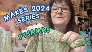 All the LOVELY Pyjamas I Made in 2024 | #sewingprojects Vlog #75