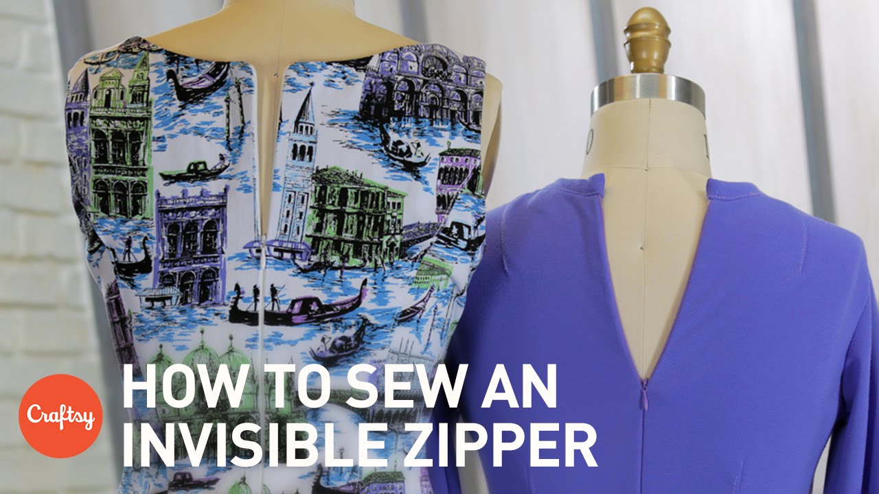 Invisible Ziper Sewing Steps 