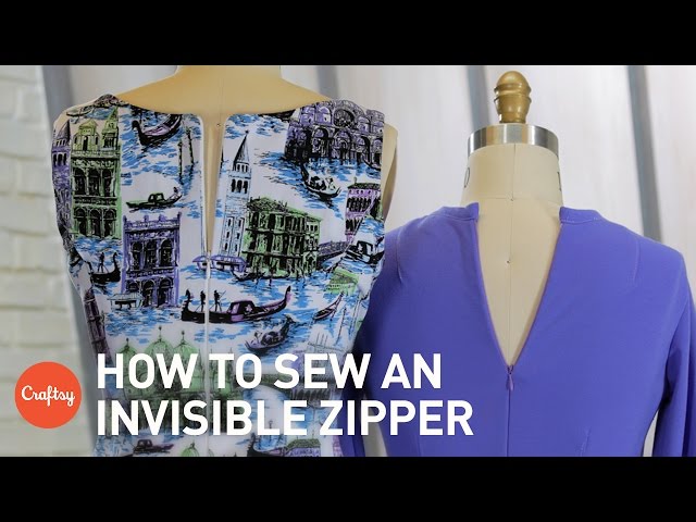 How to Sew an Invisible Zipper Step by Step  Sewing Tutorial with Angela  Wolf 