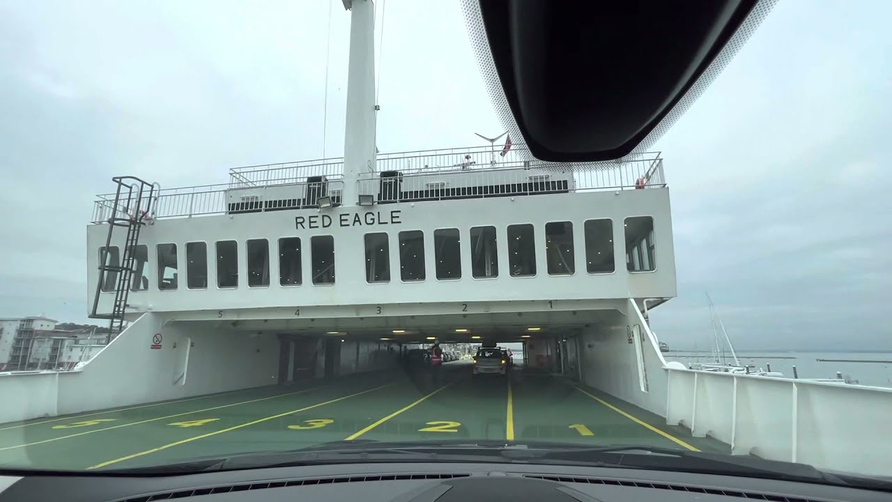Red Funnel Ferry - boarding from East Cowes to Southampton