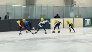 Buffalo ShortTrack Championship 2025 Division 5 500M Semi Day2 Angle 2