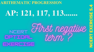 Which term of the AP : 121, 117, 113, . . ., is it