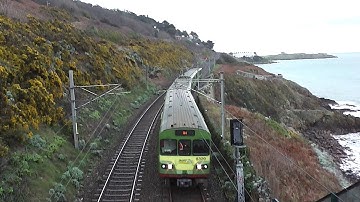 IE 8100/8300 Class Dart Train - Dalkey to Killiney, Dublin