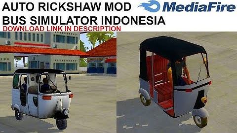bussid _ auto rickshaw mod for bus simulator Indonesia