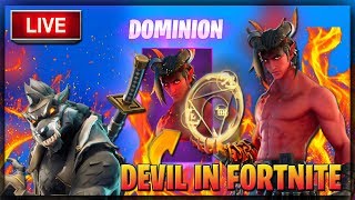 🔥The DEVIL In Fortnite - Dominion SKIN Is New Blazing DEVIL SKIN! Fortnite Dominion Epic Gameplay!