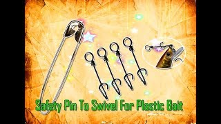 Steel Connector Fishing Fastach Clips Fishing Snaps Swivel Rolling Quick Connection Accessory