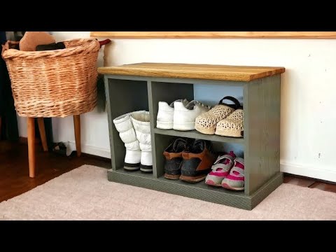 How to Make a Shoe Storage Bench