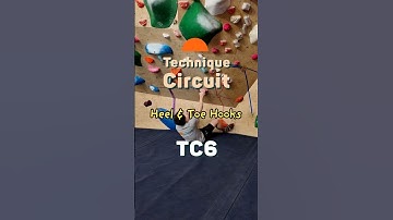 Heel & Toe Hooks - Rise Technique Circuit - TC6  #climbing #bouldering #beta #technique