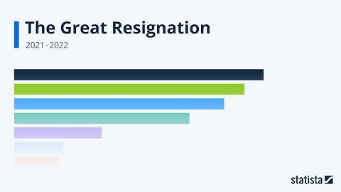 Statista Racing Bar Animations: The Great Resignation