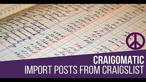 Craigomatic Automatic Post Generator Plugin for WordPress