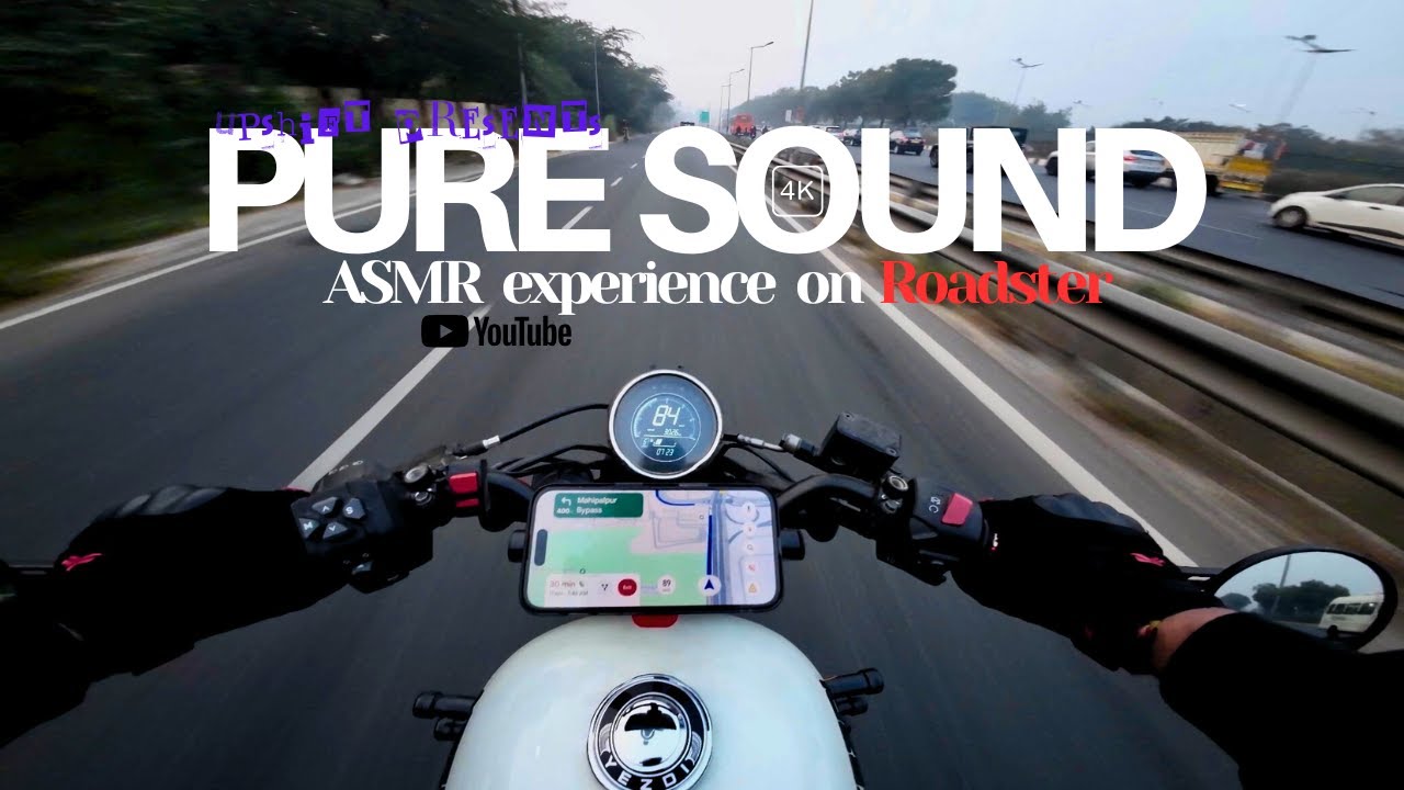 Pure Exhaust Sound | ASMR experience on Yezdi Roadster 