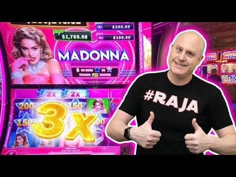 💎 Triple Jackpots with Madonna 💎 High Limit $50 Spins on Mighty Cash!