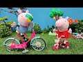 Peppa pig oyuncaklar george bisiklet srmeyi reniyor