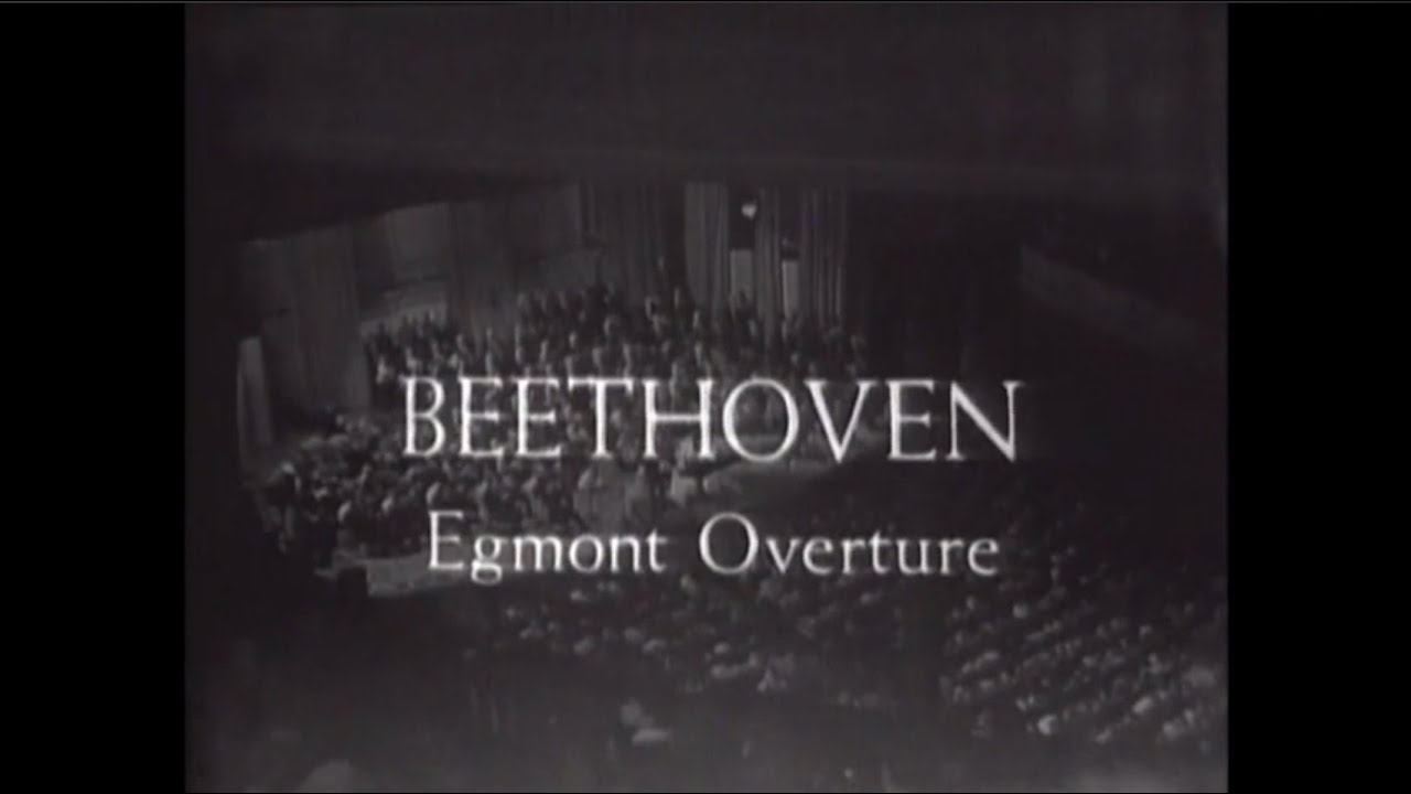 Beethoven Egmont Overture Bernstein NYPO 1959 YouTube