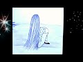 رسم بنت تجلس ذات شعر طويل رسم بنت شعرها طويل بالرصاص خطوه بخطوه للمبتدئين 
