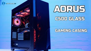 GIGABYTE Aorus C500 Glass Mid Tower Micro ATX Casing