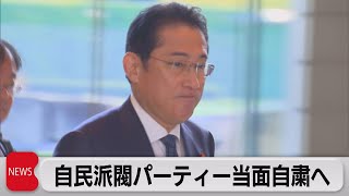 自民派閥 収入不記載問題受け政治資金パーティー当面自粛へ（2023年12月6日）