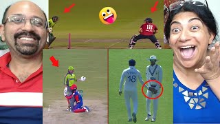20 WTF Moments In Cricket Ever 😂| Indian Americans Reaction 🤣🤣🤣