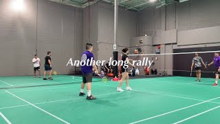 Badminton MBPC match 6 | Another long rally 