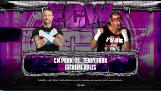 WWE 2K24: CM Punk Vs Terry Funk