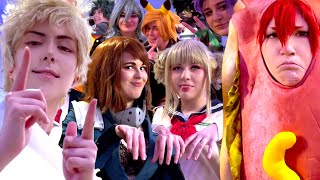 L.O.V. Invades Class 1A  | MISHKALI COLLAB | [BTS Vlog] My Hero Academia Cosplay