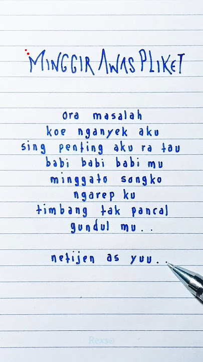 MINGGIR AWAS PLIKET · Mala Agatha Ft. ICHA CELLOW & Sringatun · Lyrics