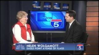 Helen Wolgamott - Eagle Point Avenue of Flags - Mar 23rd, 2012