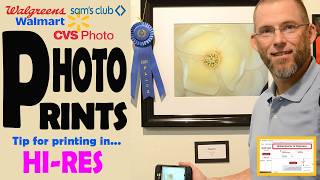 Walgreen's Photo Order - How to upload Full Resolution as well as cropping to an 8x10