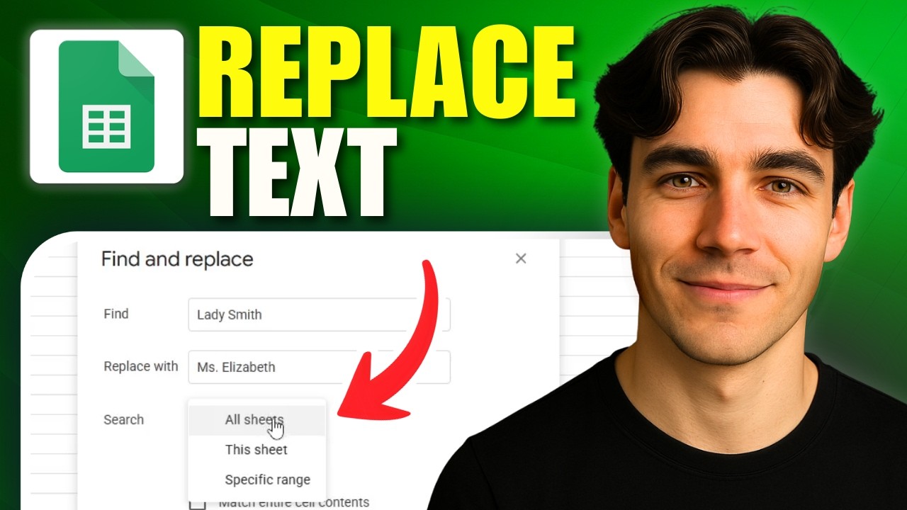 How To Find And Replace Words In Google Sheets (Tutorial 2026) - YouTube