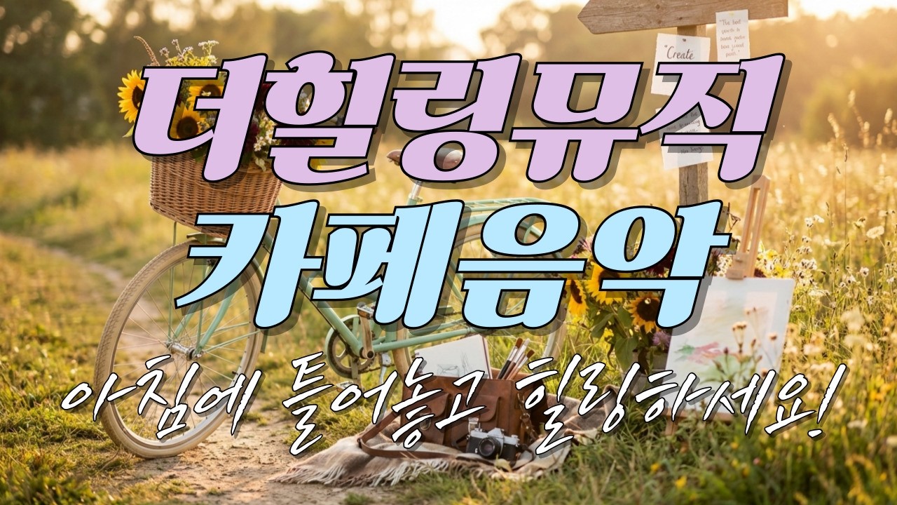 🌸 하루를 여는 따뜻한 카페음악 🌷 아침부터 힐링되는 플레이리스트 | 일·공부·휴식·감성·추억·사랑 | 더힐링뮤직 Playlist