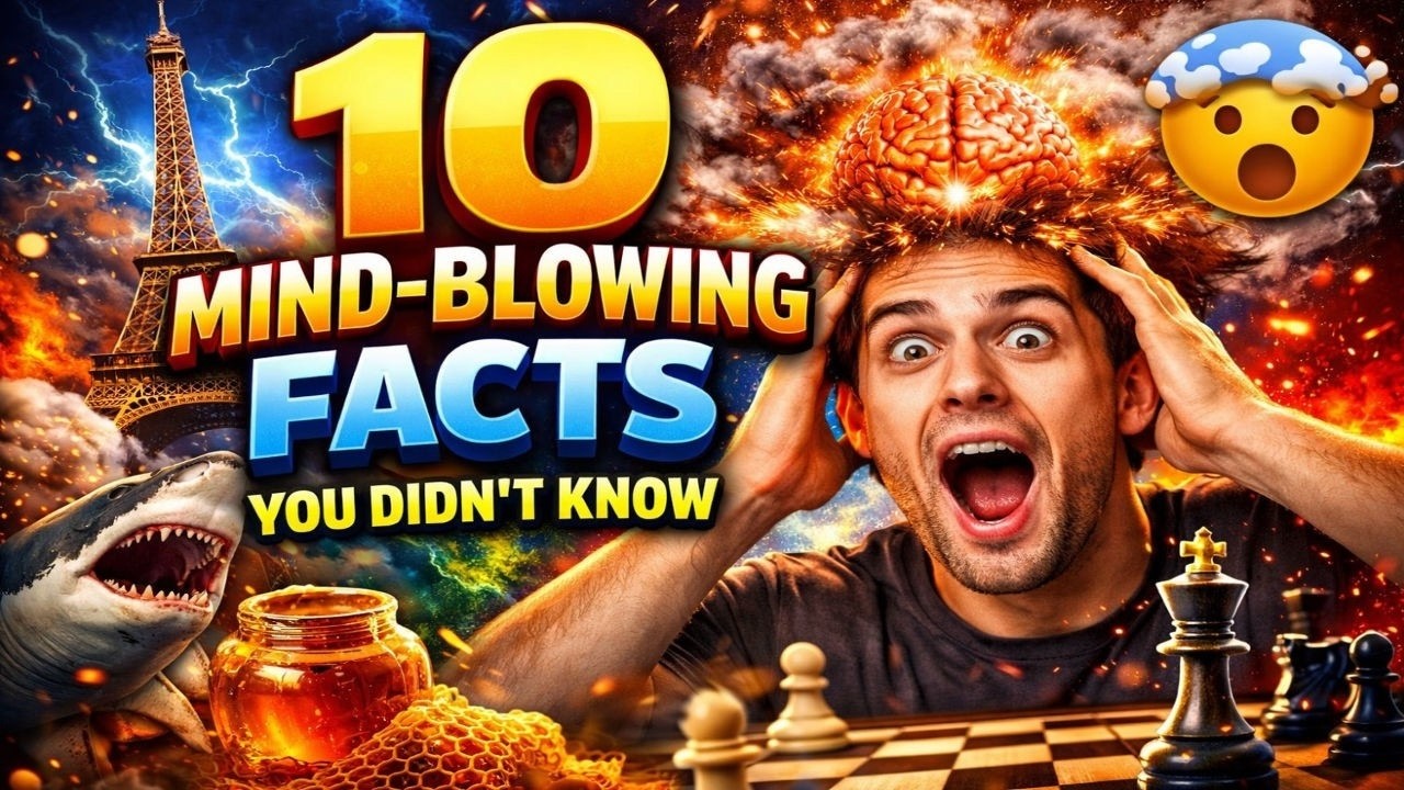 10 Mind-Blowing Facts You Didn’t Know 🤯 #didyouknow #facts #MindBlowingFacts #crazyfacts