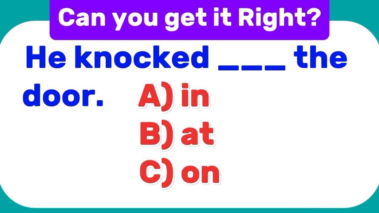 English Grammar Test: 90% of native speakers FAIL this English test ...