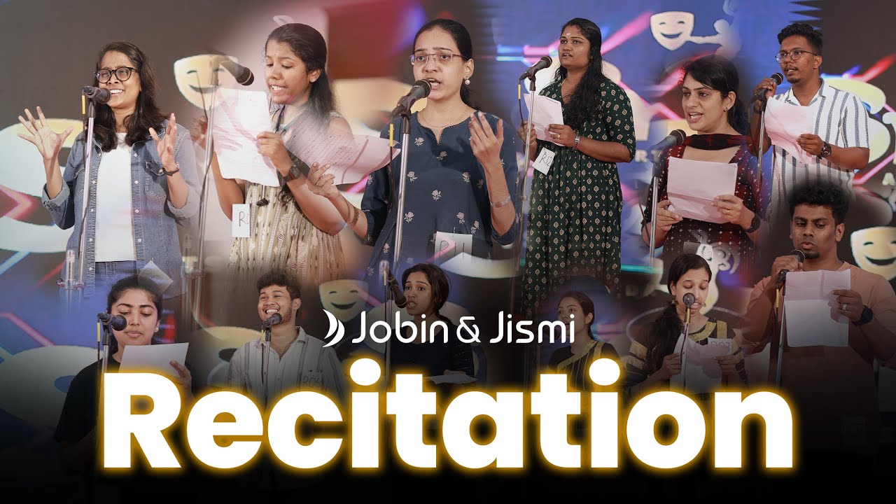 Recitation Talents of Jobin & Jismi | Srishti 2K24 | Arts Day: Part 4 ...
