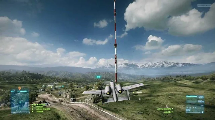 Battlefield 3 Beta : A-10 Thunderbolt Gameplay - Caspian Border Rush Mode