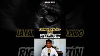 Ricky Martín y la Familia que casi forma pero la vida le fue negada. #rickymartin